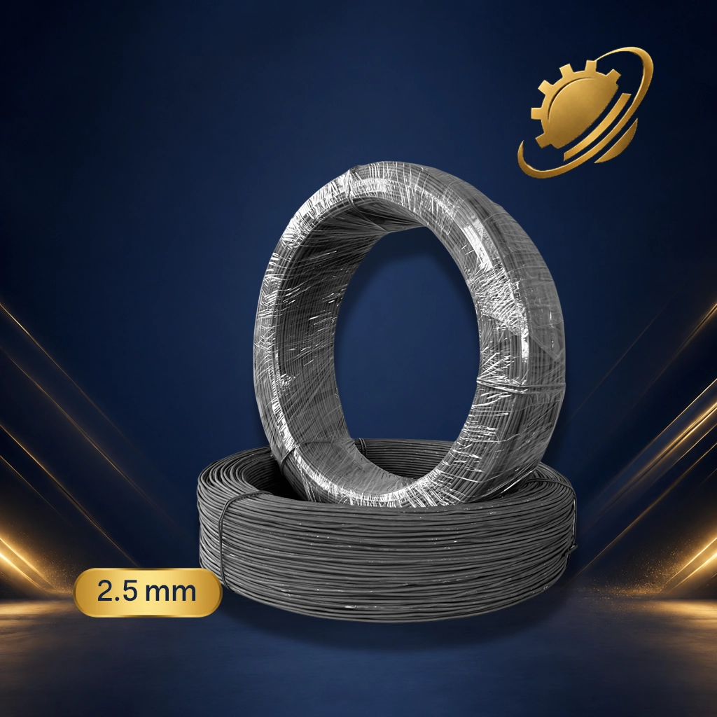 مفتول سیاه (آنیل شده) سایز 2.5 میلیمتر بازار داخلی